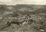 Le Thillot - Vue aérienne panoramique et la Chaîne des Vosges